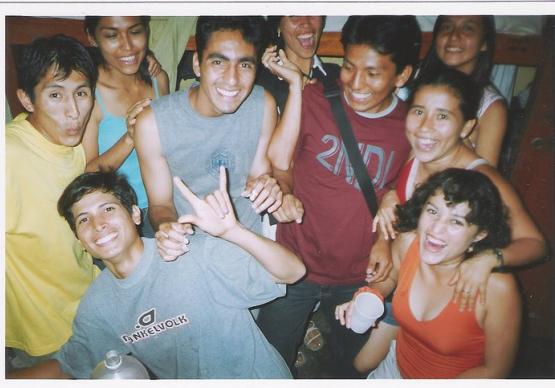 Estudiantes de la especialidad de C.S.A.(2001)
